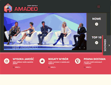 Tablet Screenshot of amadeo.pl