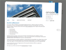 Tablet Screenshot of amadeo.ch